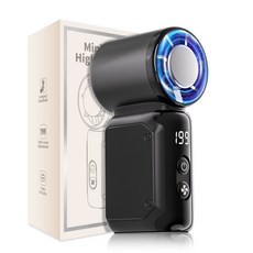 KOSKOZ 초미니 급속 냉각 핸디 휴대용선풍기, Black, K813