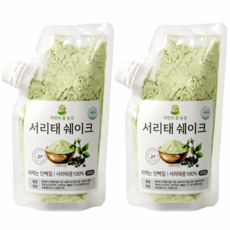국산 타먹는 단백질 검은콩 서리태쉐이크 선식 식사대용, 400g, 1세트