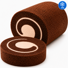 초코 롤케이크 400g 냉동 케이크, 1개