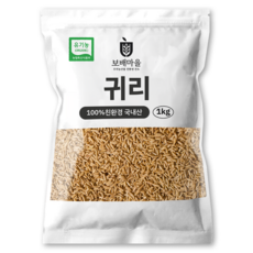 [햇곡] 국산 유기농 귀리, 1kg, 2개