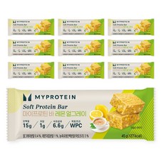 마이프로틴 소프트 단백질 바 레몬 얼그레이, 20개, 45g