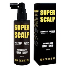 헤킨솔 슈퍼스칼프 맥주효모 카페인 탈모완화 헤어 토닉, 1개, 100ml