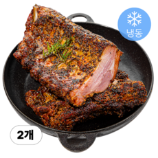 씨에프 크러쉬페퍼 로인립 바베큐 폭립(냉동), 2개, 400g