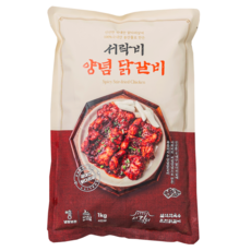 [가평맛집 설악막국수 춘천닭갈비] 양념닭갈비 캠핑음식 밀키트 국내산 택배, 1개, 1kg