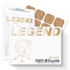 [본사직영] 라오메뜨 전설의패치 프리미엄 미니 자석 없이 붙이는 동전 크기 패치 일본 대체 소형 손가락 손목 발 종아리 어깨 허리 관절 근육 붙이는 쿨 통증 한방 (구)이런시원한파, 60매, 1개