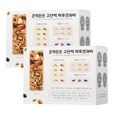 곤약든든 고단백 하루견과바 에너지바 단백질바 간식, 30개, 25g