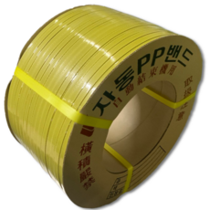 에이팩 국산 자동 PP밴드 12mm 7kg, 황색, 1개