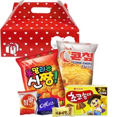 행복장바구니 과자선물세트, 11.땡땡이손잡이세트E, 1개