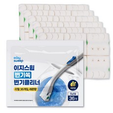 이지스윕 변기쏙 변기클리너 리필 36개입 레몬향, 1세트, 화이트