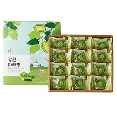 강원 다래빵 (개별포장) 디저트빵 선물세트 간식 택배 개별포장 답례품, 336g, 1세트
