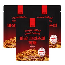 리상회 바삭 크리스피 먹태 불닭맛, 3개, 25g