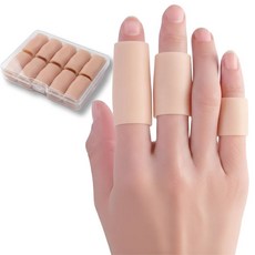 포에트 손가락 관절 보호대 실리콘 밴드, 10개