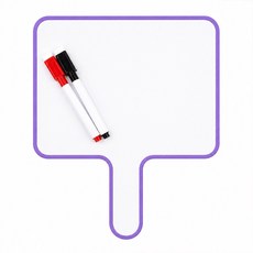 로로포우 손 피켓 야구 직관 응원 도구, 1개, 보라 1개, 보라