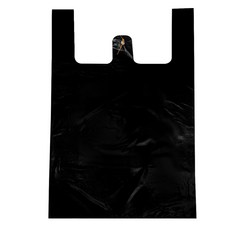 손잡이 일반마트 봉투 3호 검정, 100개, 8L