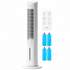 [얼음바람] 한경희 가정용 냉풍기 슬림 타워형 4L 저소음 사무실 타이머 리모컨, GF-LF860(white)