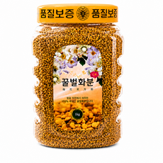 상주 양봉농가 100% 국산 건조 벌화분, 1개, 1kg