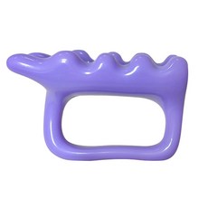 바디괄사 다리 종아리 마사지 프리미엄 언니연구소 매끈이 괄사, 보라, 1개