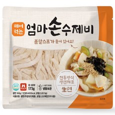 마녀바스켓 떼어먹는 엄마손수제비 밀키트(1인분), 173g, 4개
