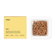 와이즐리 발효콩 특허균주 국산콩 이계호 교수개발 청국장 한국형 나또 낫또 나토, 44g, 24개