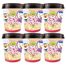뽀로로 떡볶이 크림맛 115g, 6개