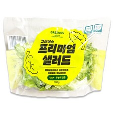 그린어스샐러드 무농약 친환경 유러피안 샐러드 간편 파우치, 5개, 100g