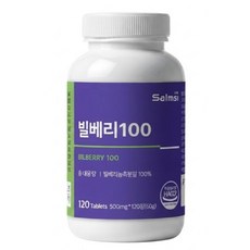 야생 빌베리 블루베리 100 안토시아닌 폴리페놀 황반변성 눈건강 비문증 데일리 케어 눈 영양제, 1개, 120회분