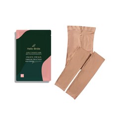 1매 헬로버디 골프스타킹 발고리형 사계절용 자외선차단 몸매보정, 40D고리형살색