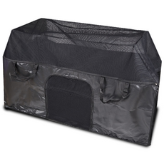 DING DONG PET 全罩式車用後座寵物墊, 黑色, 1份