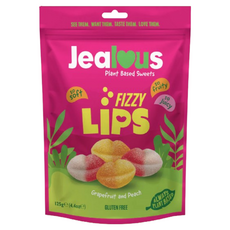 젤러스스윗 피지립스 영국 100% 식물성 원료 젤라틴프리 비건 젤리(자몽&복숭아맛), 1개, 125g