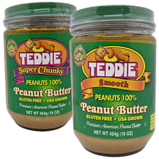 테디 스무스 땅콩버터잼, 454g, 1개
