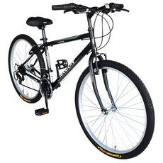 [지멘스 자전거][2025 신제품 입고] 지멘스 아르곤 로빈 일상용 자전거 21 단변속 출퇴근용 학생용 MTB자전거 26인치 24인치, 아르곤26인치 매트블랙_완전조립 및 테스트 후 발송, 1개, 170cm