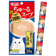 챠오츄르 고양이 짜먹는 간식, 혼합맛(참치/관자), 35g, 96개