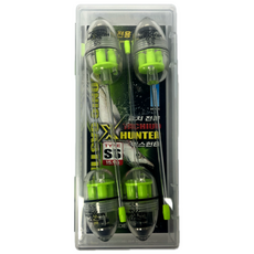 엑스헌터 전자 캐스팅볼 X-hunter 던질찌, 클리어 그린SS, 4개, SS