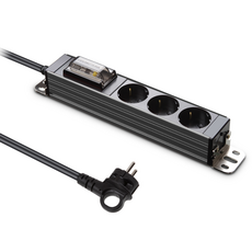 현대일렉트릭 서버탭 누전차단 알루미늄 고용량 멀티탭 3구, 1.5m, 티타늄, 1개
