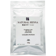 인도 농장 직송 골든포션 천연 헤나 가루 염색약 100g 로소니아함량2.75% 고순도, 오렌지(천연), 1개