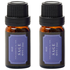 알레 비건 아로마 에센셜 오일 세이지, 10ml, 2개