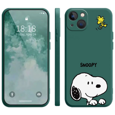숨바꼭질 스누피 소프트 컬러 실리콘 아이폰 갤럭시 핸드폰 케이스