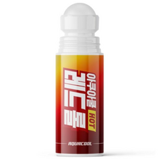 (아울렛/유통기한 26.05.30) 아쿠아쿨 레드 롤 100ml / 발열 핫 리커버리 젤크림, 1개, 1개입