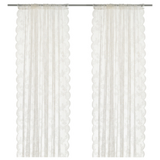 이케아 망사커튼 한쌍 401.718.63