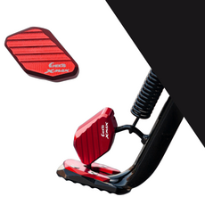 CHEKIS XMAX 날개형스탠드클립 보조스탠드커버 고급형모델, 1개, 레드