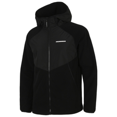 로켓그로스_험머 남성 H2 로고 링클프리 플리스 자켓 후드 블랙