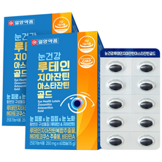 일양약품 눈건강 루테인 지아잔틴 아스타잔틴 골드, 2개, 60정