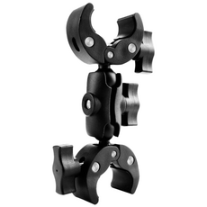 라이더굿즈 램마운트 고프로 insta360 인스타360 오토바이 바이크 자전거 거치대 집게 클램프, 1세트, 거치대세트(소)/RDR05