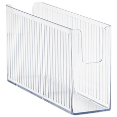 데일리블룸 주방 펜트리 수납 리빙박스 정리함 투명, 3호 슬림, 1개