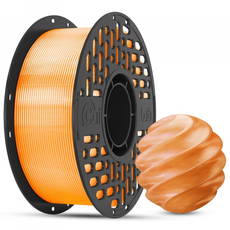 CaiLab PETG 3D 프린터 필라멘트 1.75mm 1kg 고인성 친환경 소재 | 뱀부랩 3D 프린터(P1S P2S A1등) 호환, 반투명 오렌지, PETG 1KG
