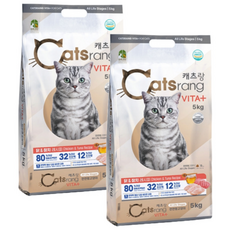 캐츠랑 NEW 전연령 올라이프 고양이 건식사료, 닭+참치, 10kg, 1개
