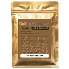 퀸즈헤나 골드bigline 초특고함량 파격할인특가 프리미엄 천연헤나염색약 정품, 4. 다크브라운, 1개