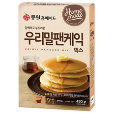 [단품특가] 큐원 우리밀 팬케익믹스 430g, 1개