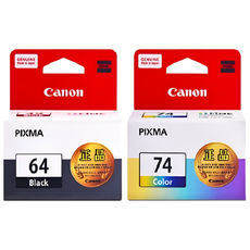 캐논 잉크 세트 PG64 + CL74, 1세트, 검정64, 컬러74