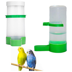 새 모이통 앵무새 물통 새장 먹이통 앵무새용품 급수기 병아리 메추리, 새 모이통+물통, 1개